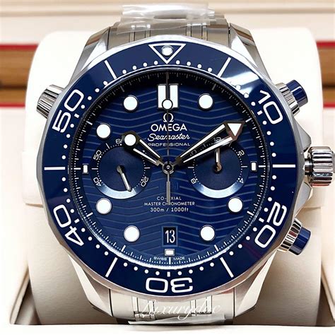 omega seamaster co-axial chronometer blue watch|Omega Seamaster 300 photos.